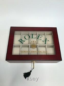 Rolex Presidential Luxury Display Watch Display Case/Box Holds 10 Watches