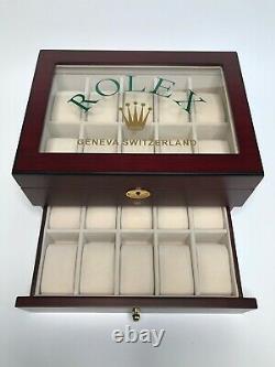 Rolex Presidential Watch Case. The Ultimate Display Case / Box Holds 20 watches