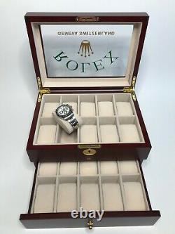 Rolex Presidential Watch Case. The Ultimate Display Case / Box Holds 20 watches