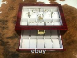 Rolex Presidential Watch Display Box / Case Holds 20 watches