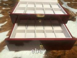 Rolex Presidential Watch Display Box / Case Holds 20 watches