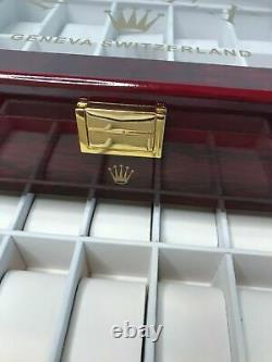 Rolex Presidential Watch Display Box / Case Holds 20 watches