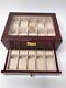 Rolex Presidential Watch Display Box / Case Holds 20 Watches (defects)