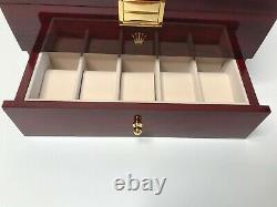 Rolex Presidential Watch Display Box / Case Holds 20 watches (Defects)