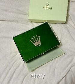 Rolex Watch Box Case Storage Multi 10 Watch Green Display FAST PRIORITY SHIPPING