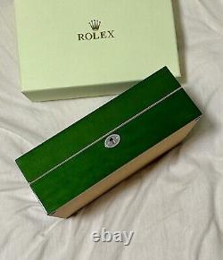 Rolex Watch Box Case Storage Multi 10 Watch Green Display FAST PRIORITY SHIPPING