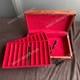 Rosewood Wood Flip Fountain Pen Storage Box Pen Display Organizer Collector Case