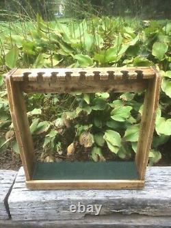 Rustic Distressed Wood Golf Club Display Rack Case for 9 Scotty Cameron Putters