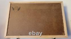 SALE! White Ash Wood Display Case 12x18x2.5 For Arrowheads Knives & More