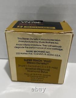 SHURE VN-78E VN78E Super Track Stereo Stylus In Wood Display Case UNTESTED