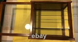 SMALL WOOD & GLASS STORE DISPLAY CASE POSSIBLY FOR GUM With3 SHELVES