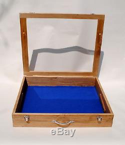 Solid Wood Bespoke Display Case / Cabinet Jewellery Coins Antique Shop Market
