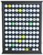 Special 110 Golf Ball Display Case, Wood Rack, Black, Pga Green Felt