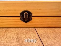 SPRINGFIELD Solid wood Storage boxes, gun case, display box. Poplar Plain SPRINGFIELD Solid wood Storage boxes, gun case, display box. Poplar Plain