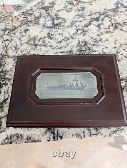 SS Republic Wooden Display Storage Box for Shipwreck Coin with DVD