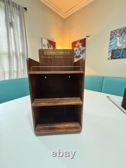 Schimmelpenninck Holland's Finest Cigars Display Case Advertising Wood Shelves