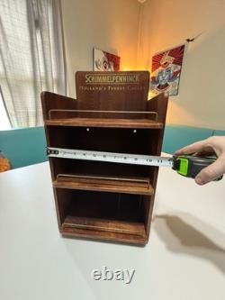 Schimmelpenninck Holland's Finest Cigars Display Case Advertising Wood Shelves