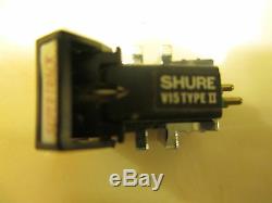 Shure V-15 Type II Cartridge & Genuine Shure Vn-15e Stylus In Wood Display Case