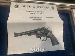 Smith & Wesson Presentation Case Model 29 29-2 Nickel 4 Barrel