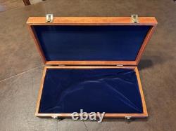 Smith & Wesson Wooden Display Case Model 29-Laser Engraved-New! -Free Shipping