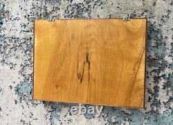 Solid Handmade USA Wood Display Case 24 x18.2.5x3.5 Coins fishing lures reels ++