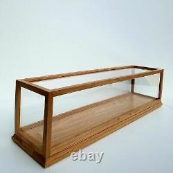 Solid Oak Wood Handmade Display Case 8 Length x8 Width x36 Height READY FOR SHP