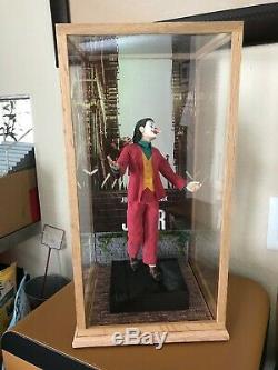 Solid Oak Wood Handmade Display Doll Case 10 Length x 10 Width x 23 Height