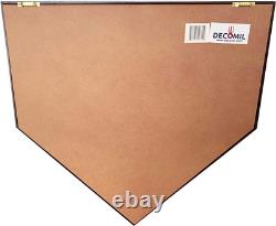 Solid Wood 21 Baseball Display Case Wall Cabinet Holder Shadow Box, WithUv Protect