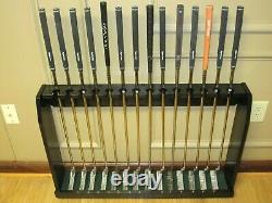 Solid Wood Floor Display Rack Case for 14 Scotty Cameron Putters / Golf Clubs