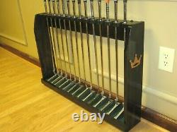 Solid Wood Floor Display Rack Case for 14 Scotty Cameron Putters / Golf Clubs