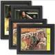 Sports Magazine Frame 4 Pack, Premium Wood Display Case For 8 X 10.5 Magazi