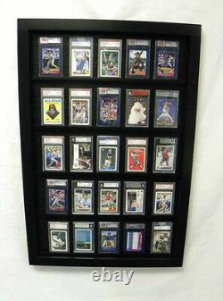 Sportscards display case for 30 DEEP BLK