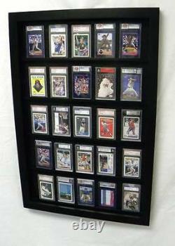 Sportscards display case for 30 DEEP BLK