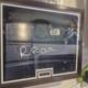 Stadium Seat Back Display Case Cherry Wood Custom Matting & Engraving Nfl Box