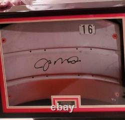 Stadium Seat Back Display Case Cherry Wood Custom Matting & Engraving NFL Box