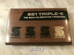 Stanton 681eee Cartridge & Genuine Stanton D6800eee Stylus In Wood Display Case3