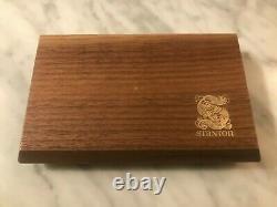 Stanton 681eee Cartridge & Genuine Stanton D6800eee Stylus In Wood Display Case