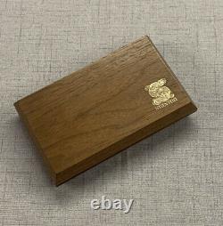 Stanton 681eee Cartridge & Genuine Stanton D6800eee Stylus In Wood Display Case