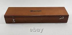 Starrett 98Z-12 Machinists Level in Wood Display Case And Original Box. Nice