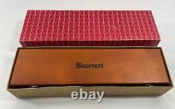 Starrett 98Z-12 Machinists Level in Wood Display Case And Original Box. Nice