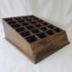 Sunset Soap Dyes Antique Store Counter Display Case Wood Advertising Cabinet Vtg