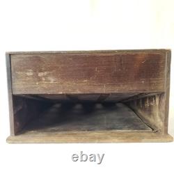 Sunset Soap Dyes Antique Store Counter Display Case Wood Advertising Cabinet VTG