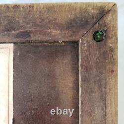 Sunset Soap Dyes Antique Store Counter Display Case Wood Advertising Cabinet VTG