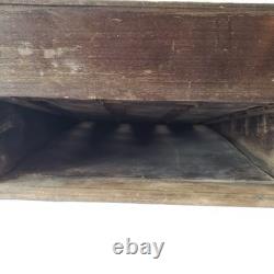 Sunset Soap Dyes Antique Store Counter Display Case Wood Advertising Cabinet VTG