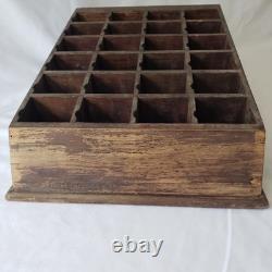 Sunset Soap Dyes Antique Store Counter Display Case Wood Advertising Cabinet VTG