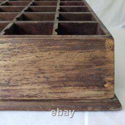 Sunset Soap Dyes Antique Store Counter Display Case Wood Advertising Cabinet VTG