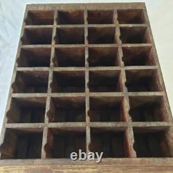 Sunset Soap Dyes Antique Store Counter Display Case Wood Advertising Cabinet VTG