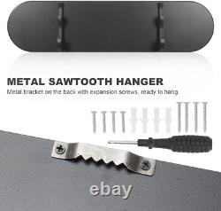 Sword Display Case Black Saber Scabbard Katana Blade Wood Plaque Wall Art Holder