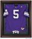 Tcu Horned Frogs Brown Framed Logo Jersey Display Case