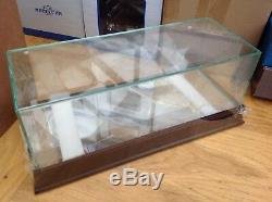 TRIPLE 9 18001 Display case wooden base & mirror top surface, glass top 118th